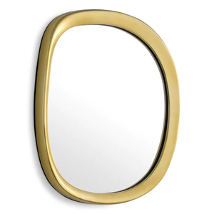 Meilleure qualité de miroir mural décoratif en métal de forme ronde bonne vente miroir décoratif mural acheter auprès d'un fournisseur indien - Product Image 3