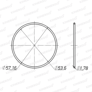 Joint torique ORGM11 pour ORGM11 298mm LU (TH250C, TH350C, TH200-4R, TH700-R4, 4L60, 4L60E) - Product Image 2