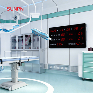 Reloj Digital Metálico Moderno Sincronizado con NTP para Hospital, Temporizador de Anestesia para Quirófano - Product Image 2