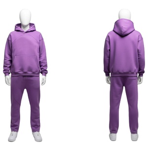 Conjunto Deportivo Personalizado Ecológico de Poliéster para Hombre, Sudadera con Capucha Ligera y Pantalones Deportivos para Otoño, Sudadera con Capucha para Maternidad - Product Image 1