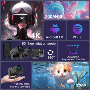 Proyector recargable 4K, proyector LED, gabinete para proyector, proyector nativo 4K - Product Image 2