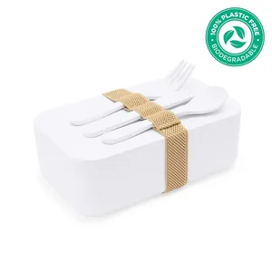 Contenitore per Pranzo Usa e Getta Nape in PLA Ecologico, Gadget Pratico e Sostenibile per i Tuoi Pasti in Movimento - Product Image 1