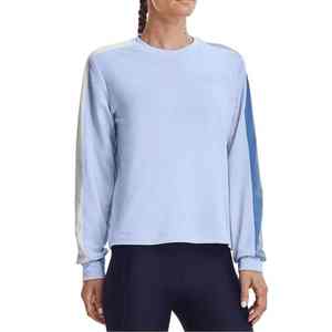 Sweat-shirts personnalisés pour femmes broderie polaire vierge coton polyester respirant vente en gros pour la mode américaine vêtements de gym décontractés d'hiver - Product Image 2