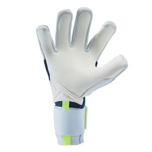 Gants de football de doigt complet de couleur unie confortables de haute qualité à faible quantité minimale de commande fabrication professionnelle gants de football d'entraînement sportif - Product Image 5