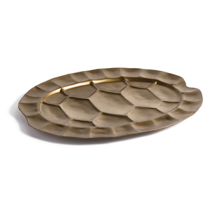 Bandeja de metal de Diseño Artesanal para servir café con estilo Tendencias Bandeja de metal hecha a mano Premium con acabado de tallado de diseñador - Product Image 1