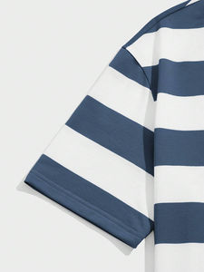 Camisetas Personalizadas de Cuello Redondo de Dos Tonos para Hombre, Transpirables, Tallas Grandes, de Alta Calidad, 100% Algodón, Unisex, con Diseño en Blanco - Product Image 4