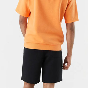 Custom Men's High Street Style Solid Pattern Fleece Cargo Shorts Convenient <b>Boxer</b> Sweat <b>Pants</b> with Printed Logo for Boys - Product Image 2