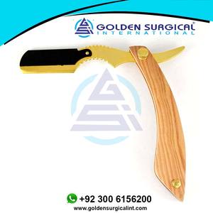 Navaja de Afeitar Profesional de Borde Recto para Barbería, Plegable, Precio de Fábrica, Venta al Por Mayor a Bajo Precio - Product Image 5