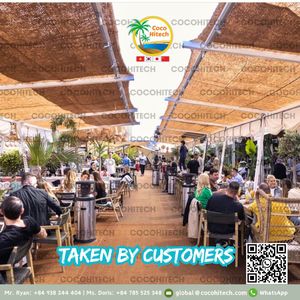 VOILE D'OMBRE DE SOLEIL DE NOIX DE COCO OPTIONS DE FIBRE DE COIR NATURELLE TAILLE ET FORME PERSONNALISÉES - Product Image 5