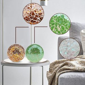 Elegante mosaico de cristal bolas de adorno de Navidad PARA EL Interior del hogar y decoración de fiesta espejo hecho a mano mosaico de vidrio decorativo - Product Image 6