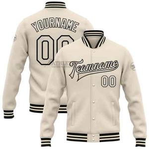 Invierno personalizado OEM Vintage College ropa de hombre lana Letterman Bomber béisbol diseño personalizado Universidad chaqueta de béisbol para hombres - Product Image 6