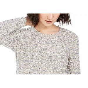 Maglione Vintage a Righe da Donna Style & Co, Stile Coreano Slim Fit, Traspirante, Sottile, con Chiusura a Zip, Taglia X-Large per l'Autunno - Product Image 2