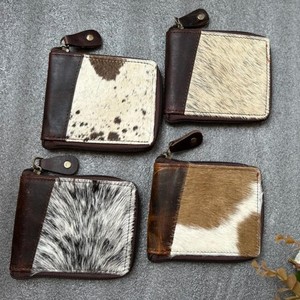 กระเป๋าสตางค์หนังวัวแท้100% แท้สำหรับผู้หญิงกระเป๋าสตางค์ใส่บัตรเครดิตแบบเรียบง่ายแบบบางทำมือออกแบบได้ตามต้องการ - Product Image 3