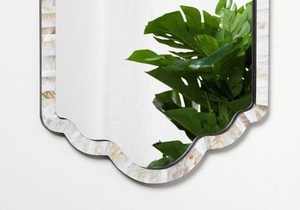 กระจกติดผนังสำหรับงานแต่งงานประดับมุกฝังทันสมัยทำด้วยมือไม่เหมือนใครสำหรับตกแต่งบ้านและสำนักงานอย่างมีสไตล์ในราคาที่ดีที่สุด - Product Image 5