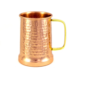 AANJU Handmade 100% Pure Copper Moscow Mule Mug 500ml Capacity Copper Finish <b>Home</b> Hotel Restaurant Microwave <b>Safe</b> High Quality - Product Image 6