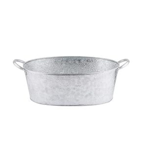 Refroidisseur de boissons en acier inoxydable nouvellement conçu Baignoire à boissons galvanisée Hébergement de vin Seau à glace Métal élégant Nouveau style pour les fêtes - Product Image 4