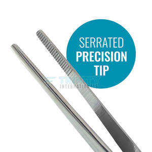 Fórceps de vendaje de alta calidad, fórceps de vendaje de acero inoxidable, instrumentos quirúrgicos, fórceps de vendaje a la venta - Product Image 3