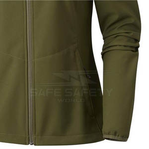 Veste coupe-vent respirante imperméable pour femmes Conception personnalisée Traitement fini pour l'automne à l'extérieur-Vente en gros - Product Image 3
