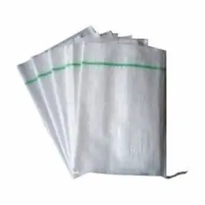 Inde fabricant tissé polypropylène laminé tubulaire Valve sac pour 50kg fond carré sac ciment sac mastic sac