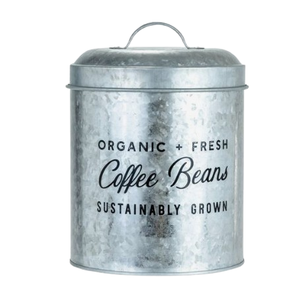 Sustainable Container Kitchen Tabletop Galvanized Metal Deep & Large Storage <b>Canister</b> <b>Set</b> Home Kitchen Use - Product Image 2