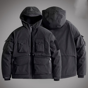 OEM Service New <b>Men's</b> Overhead Light Weight Cyberpunk Techwear Bomber <b>Jacket</b> Japanese Streetwear Techwear <b>Jacket</b> - Product Image 1