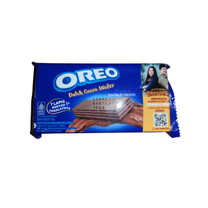 ที่ขายดีที่สุดสำหรับ Oreo Dutch 117gr เวเฟอร์โกโก้ช็อกโกแลตผสมสำหรับ Oreo ครีมพายเนื้อกรอบและหวานรสปราศจากน้ำตาล - Product Image 1