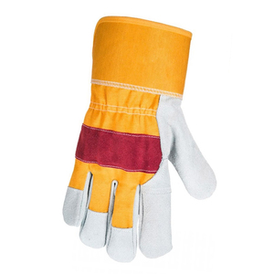 Guantes de Trabajo de Cuero Vacuno de Venta Directa de Fábrica, Agarre Firme, Anti-Impacto, Uso General, Pantalla Táctil, Guantes de Trabajo para Montadores - Product Image 4