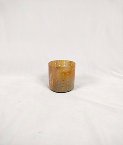 Candelabro de Cuerno para Bodas, Centro de Mesa para el Día de San Valentín, Hecho a Mano, Cilíndrico, Color Cuerno de Buey, Ideal para Velas de Té, de la India - Product Image 4