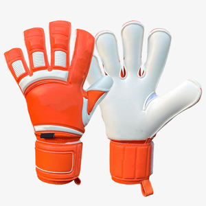 Guantes de fútbol personalizados profesionales para porteros Guantes de látex de PU específicos para deportes con protección de dedos engrosada - Product Image 4