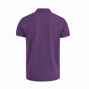 Polo de punto de algodón 100% para hombre, informal, de manga corta, ropa de entrenamiento de Golf, logotipo personalizado, transpirable, para Fitness/deporte alto - Product Image 2