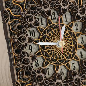 Most selling fantastic wooden table <b>clock</b> offers an excellent alternative to <b>digital</b> displays for classic interiors - Product Image 4