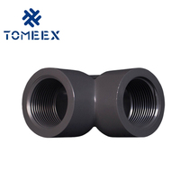 ASTM UL651 SCH80 Couleur grise PVC Coudes de balayage à 90 degrés Coude de raccord de conduit de tuyau électrique