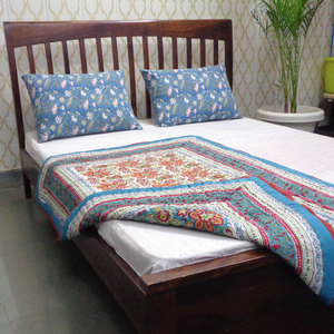 Couette imprimée en pur coton 100% biologique pour tout-petit, couette pour bébé faite à la main au meilleur prix, vente en gros - Product Image 6