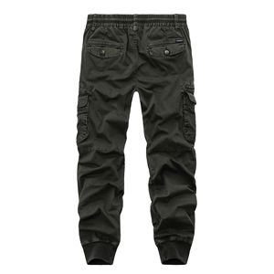 High Quality 2025 Custom <b>Men</b> Jogger <b>Pants</b> OEM 100% Cotton Slim Fit <b>Stretch</b> Cargo Pockets Sport Jogger <b>Pants</b> on Wholesale Price - Product Image 3