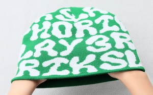 Chapeaux de bonnet Jacquard de créateur unisexe à la mode réglables 100% acrylique avec Logo tous les bonnets de Style graphique imprimés à la main Premium - Product Image 5