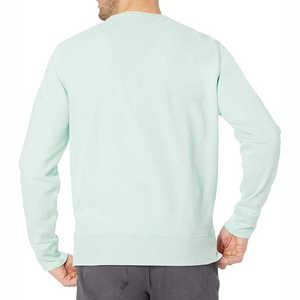 OEM Custom Heavy Weight Pullover Men's Hoodie 100% Cotton Oversized Crewneck Sweatshirt Solid Pattern Winter Hoodie - Product Image 3