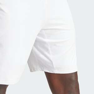 Short de tennis décontracté pour hommes, confortable et respirant, en toile, teint uni, motif solide, poches taille élastique - Product Image 2