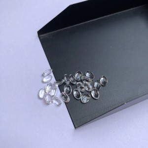 Topacio blanco Natural de 2mm y 3mm, corte ovalado, venta al por mayor, piedras preciosas calibradas para fabricación de joyas, calidad AAA, tienda semipreciosa fina DIY - Product Image 2