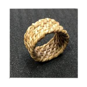 Porte-serviettes en rotin tressé bohème, style bohème, décoration de table écologique pour mariage - Product Image 1