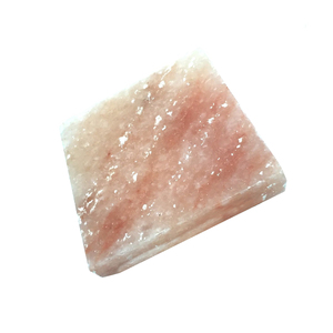 Hoja de sal de roca de cristal Natural del Himalaya de alta calidad, tamaño personalizado hecho a mano para decoración de la casa y decoración de vacaciones - Product Image 2