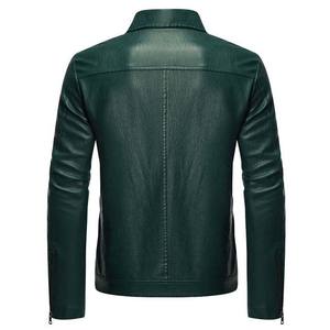 Veste en cuir pour homme de qualité supérieure, style tendance de la rue, avec fermeture éclair, veste pour homme - Product Image 2