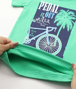 Camiseta de Verano para Hombre, de Manga Corta, Ajustada, 100% Algodón, Tejida, con Estampado Personalizado, Precio de Fábrica, Alta Calidad - Product Image 5