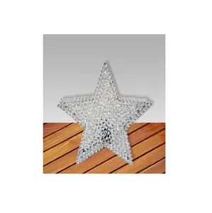 top trending Table <b>Lamp</b> With <b>silver</b> Nickle Finishing star shape Crystal Design Round Shape Excellent Quality For Lighting - Product Image 1