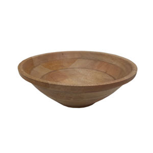 Bol de fruits populaire de forme ronde en bois fini naturel pour la maison de table et les hôtels nourriture et collations bols de service faits à la main - Product Image 4