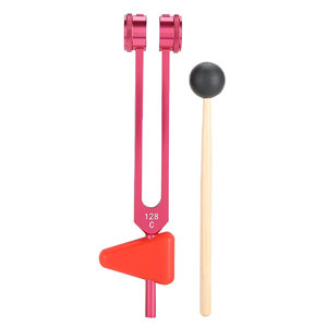 Diapason neurologique en alliage d'aluminium 128Hz avec marteau à percussion Instrument de guérison sonore pour la thérapie et le bien-être - Product Image 1