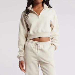 Ensemble deux pièces pour femmes, hiver, décontracté, solide, élégant, mode, gym, entraînement, course à pied, jogging, yoga, extérieur - Product Image 3