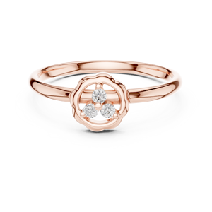 18K Fancy <b>Statement</b> <b>Ring</b> for Ladies Gold Plated - Product Image 2