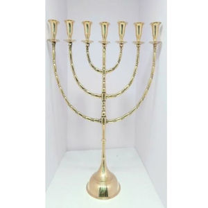 Candelabro tradicional de gran calidad, Plata pulida, níquel, Hanukkah, Menorah, candelabro para Festival, decoración del hogar, el mejor precio - Product Image 2