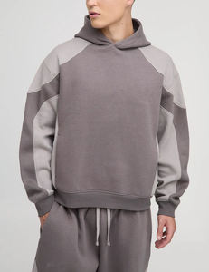 Ensemble survêtement personnalisé en coton 100% 400 GSM, poids lourd, logo imprimé à l'écran, sweat-shirt oversize et jogging ample - Product Image 3