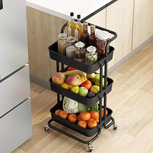 Étagère à épices Lazy Susan à quatre niveaux, réglable en hauteur, design moderne, plateau tournant en métal détachable, support rotatif, rangement de salle de bain - Product Image 2